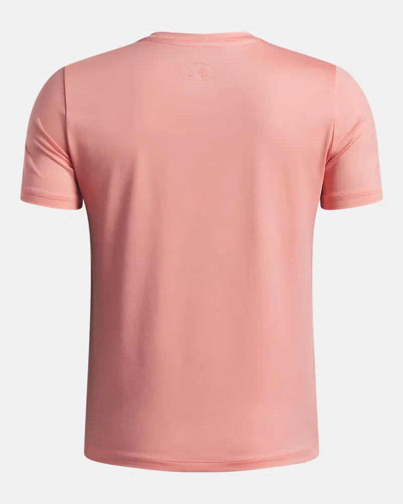 Футболка с коротким рукавом для мальчиков быстросохнущая UA Vanish UnderArmour, Posh Pink — фото 2