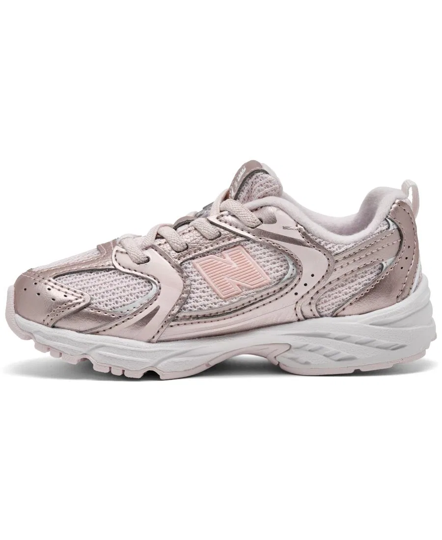 Детские кроссовки New Balance 530 Stretch Lace, Pink — фото 3