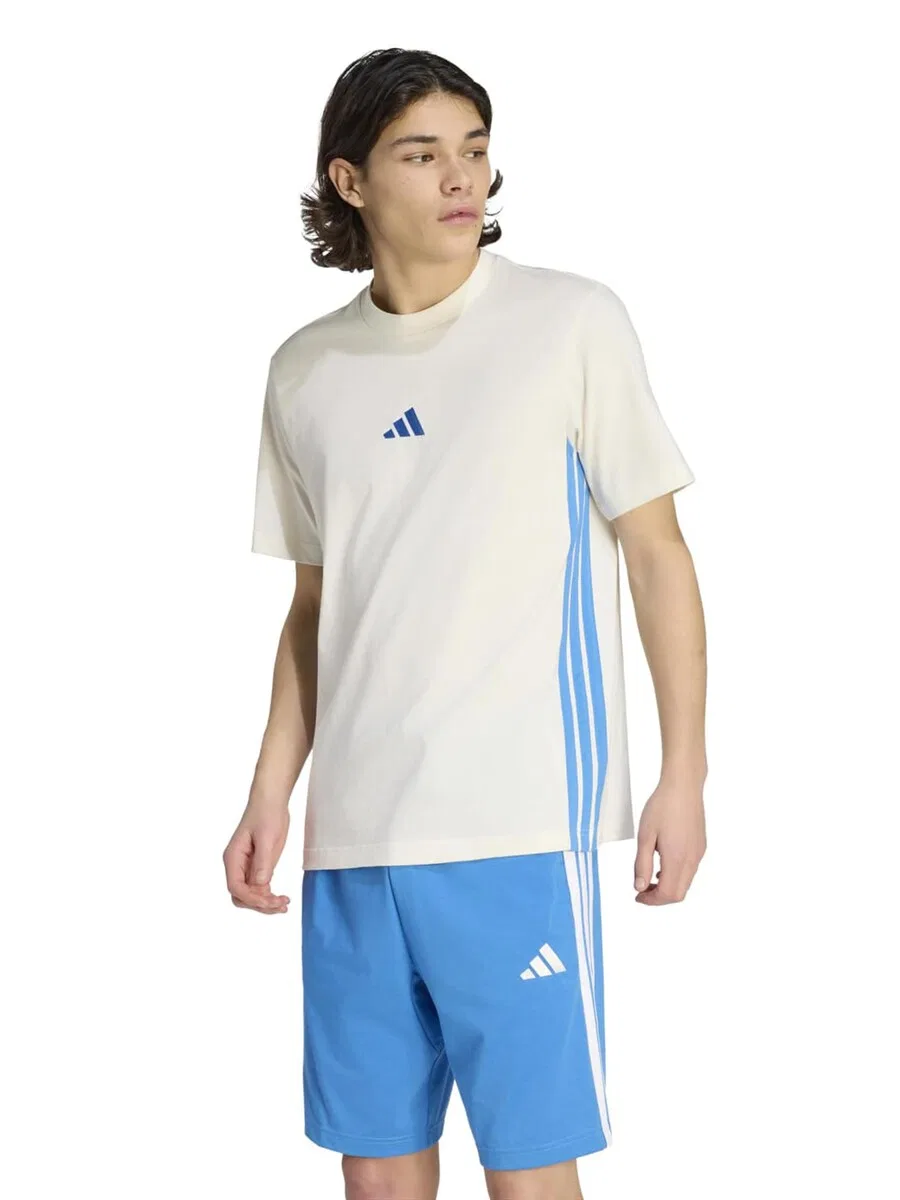 Футболка ADIDAS PERFORMANCE белого цвета — фото 2