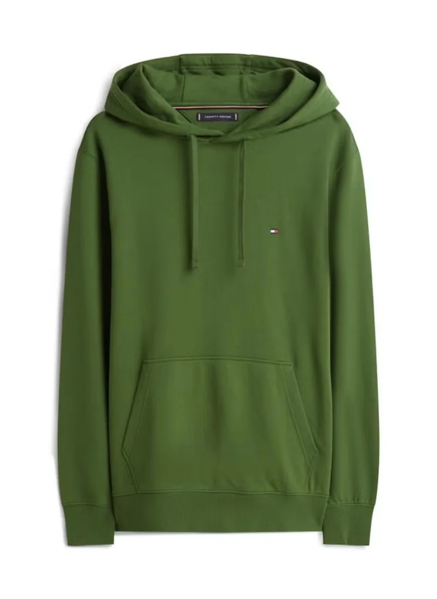 Худи Tommy Hilfiger Flag Embroidery, зеленый — фото 4