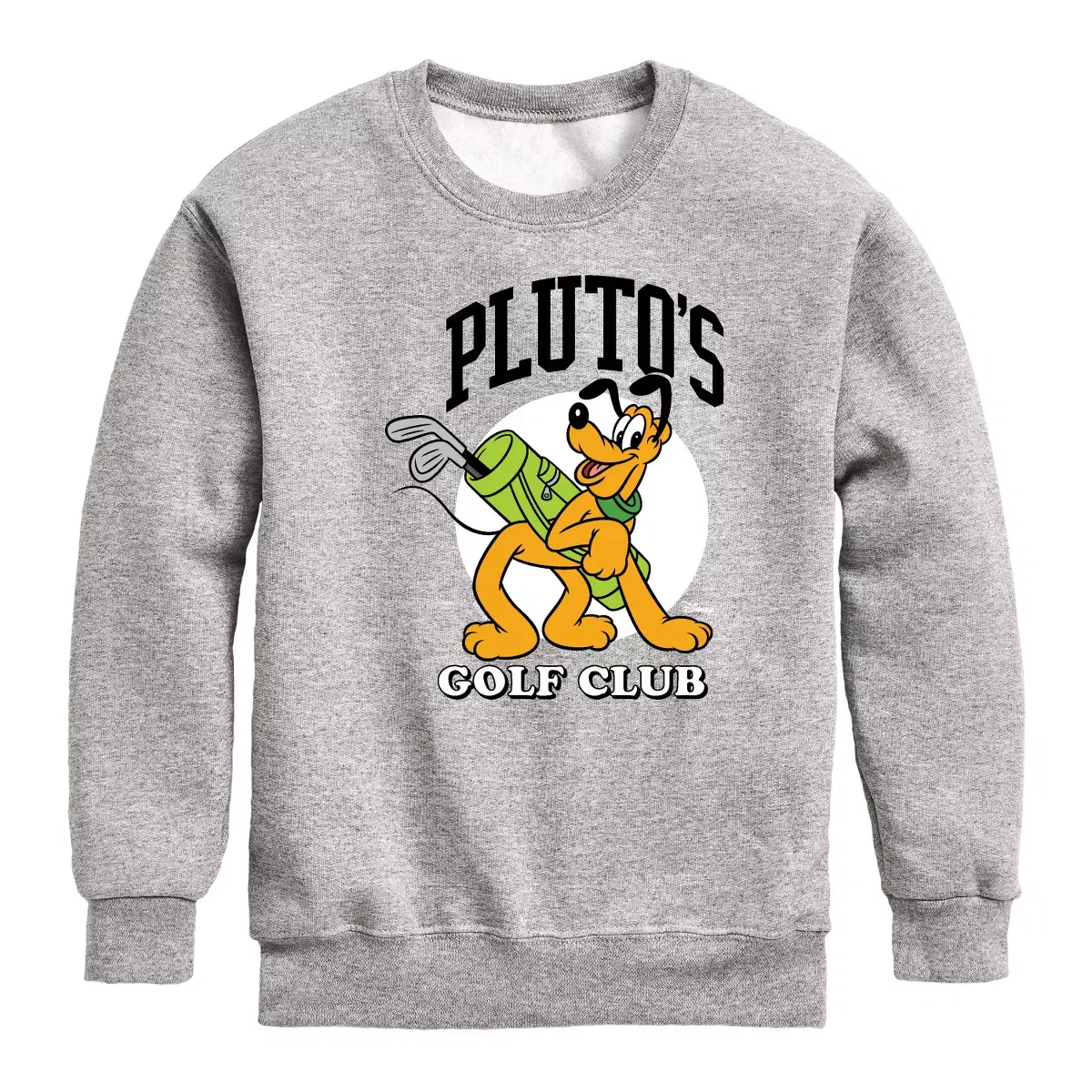 Детский свитшот для мальчиков с принтом Disney Pluto Golf Athletic Heather