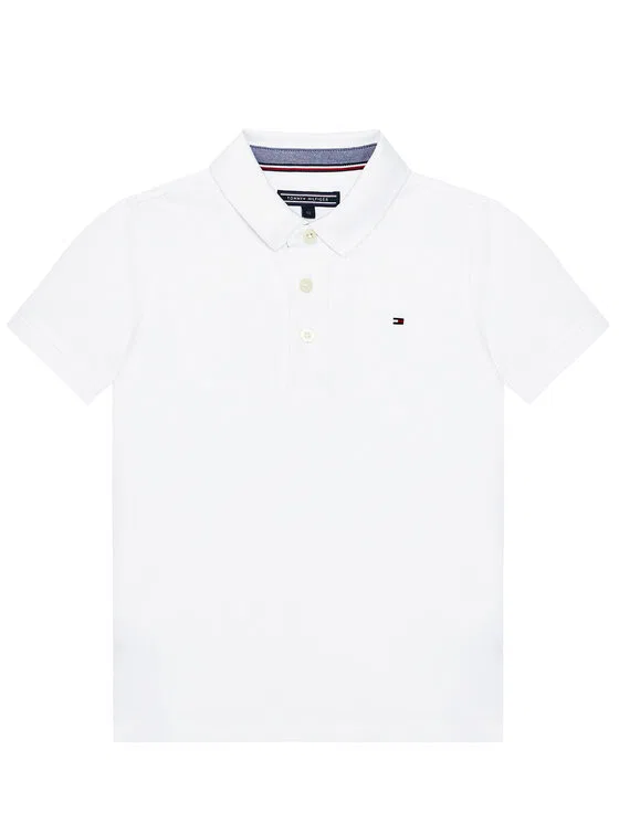 Поло regular fit Boys Tommy Tommy Hilfiger, белый