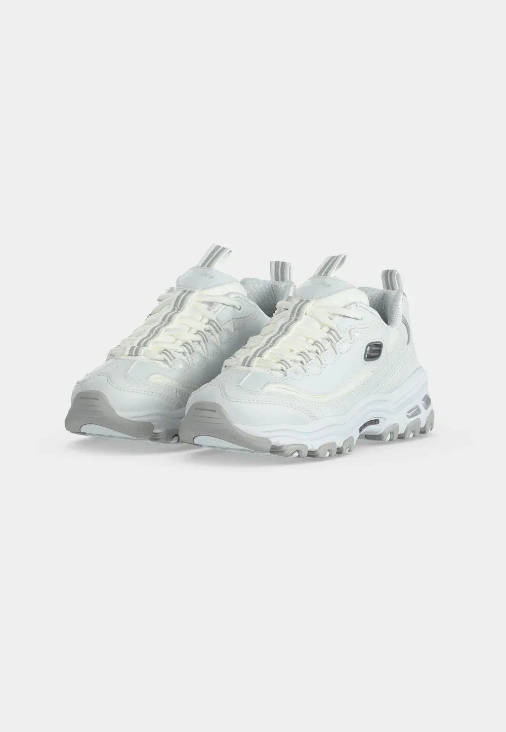 Dlites - кроссовки Skechers, White/Silver-Coloured — фото 3