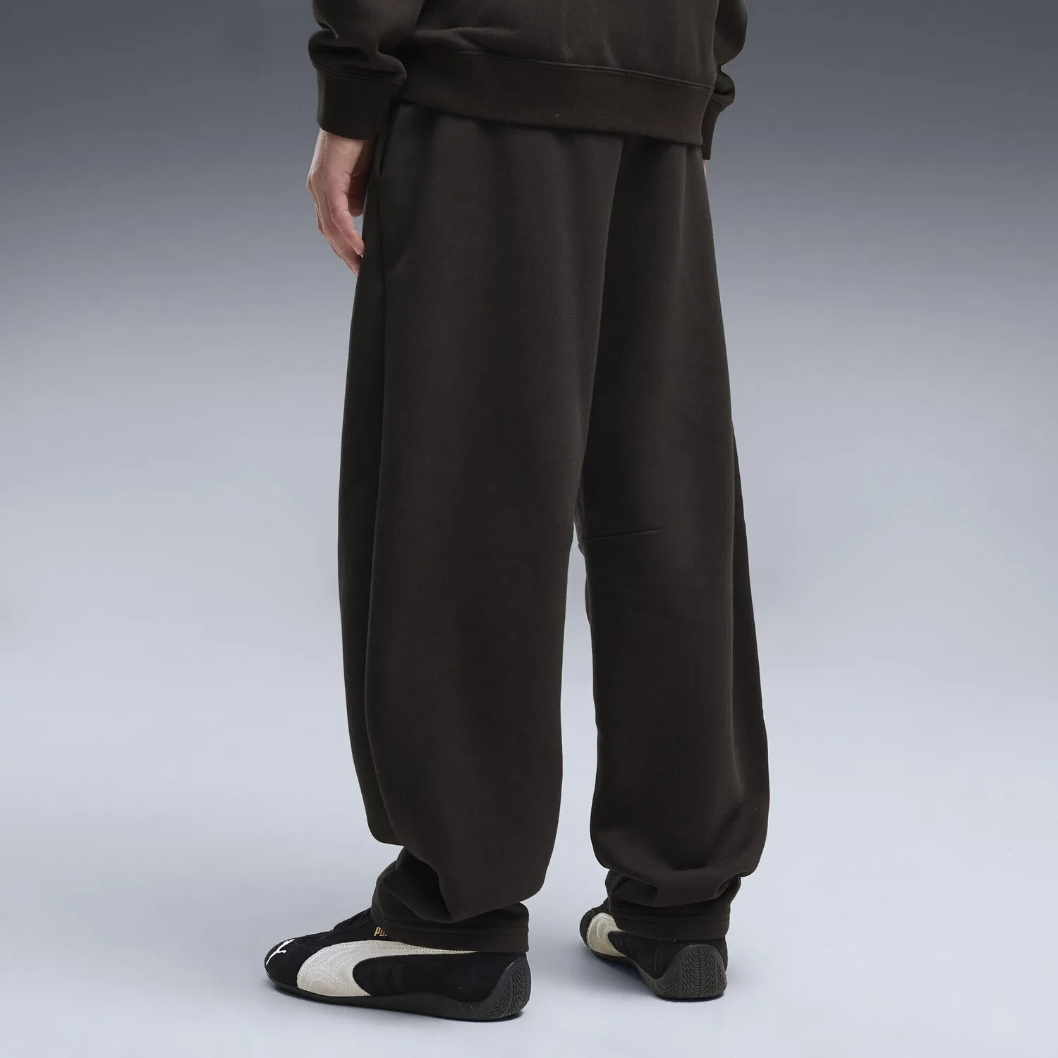 Детские спортивные штаны из футера с принтом MID 90s Puma, Schwarz — фото 3