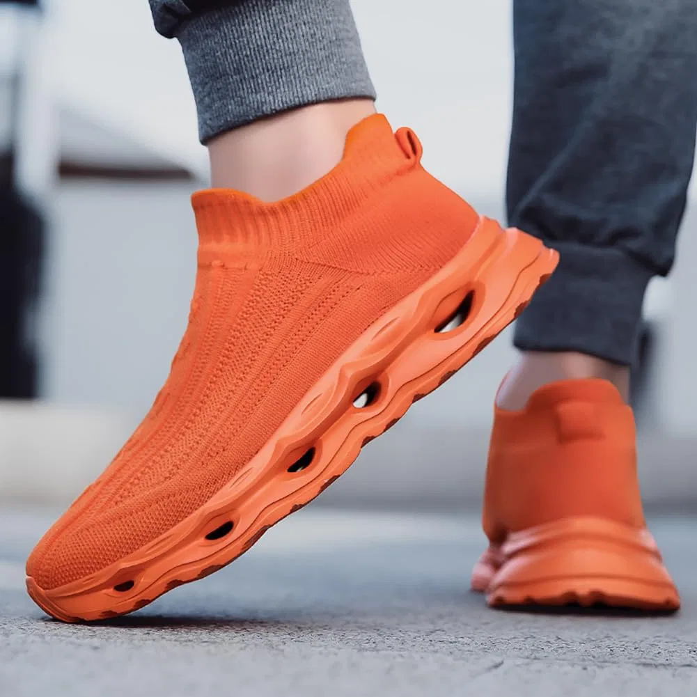 Детские кроссовки с дышащим верхом Trcloltc Zum Hineinschlüpfen Sneakers, 283 Orange — фото 2
