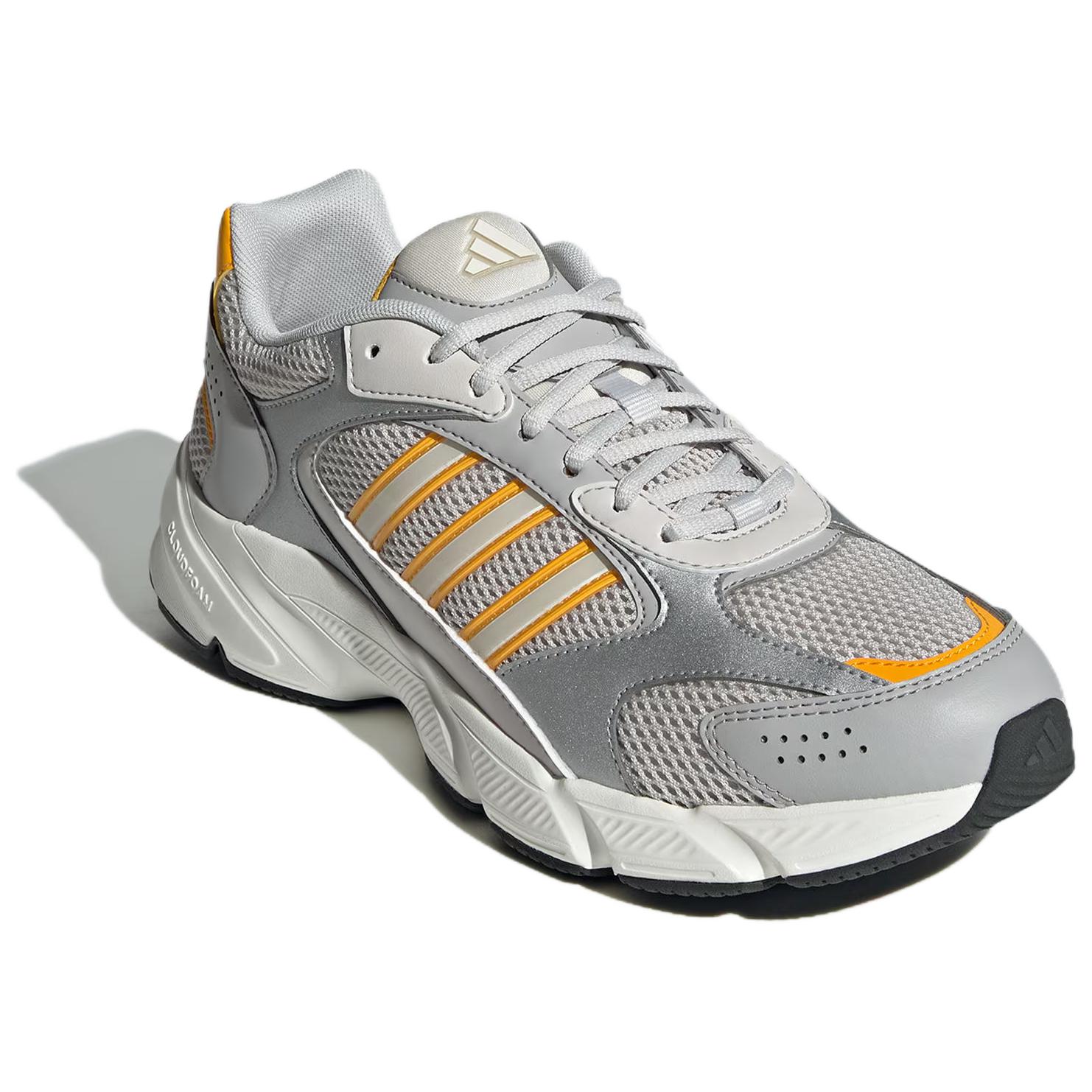 Adidas Кроссовки CRAZYCHAOS 2000 противоскользящие износостойкие низкие повседневные беговые унисекс серебристо-желтые светло-серые/темно-желтые, цвет Light Gray/Dark Yellow — фото 4