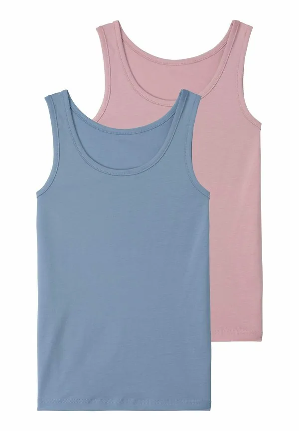 Рубашка ахсель Lascana, Hellblau/Rosa