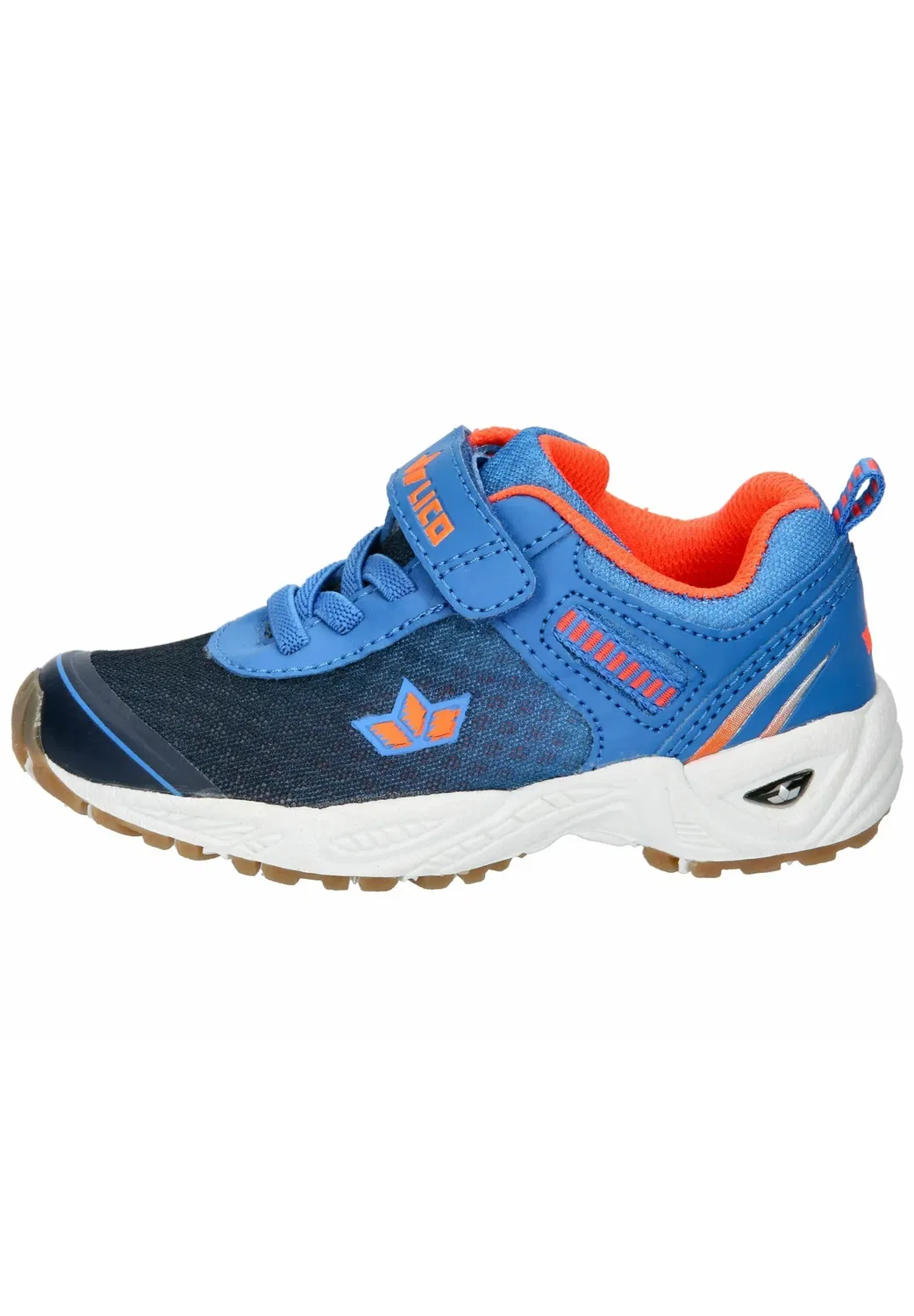 Спортшу Барни против - кроссовки для ходьбы Lico, Marine Blau Orange