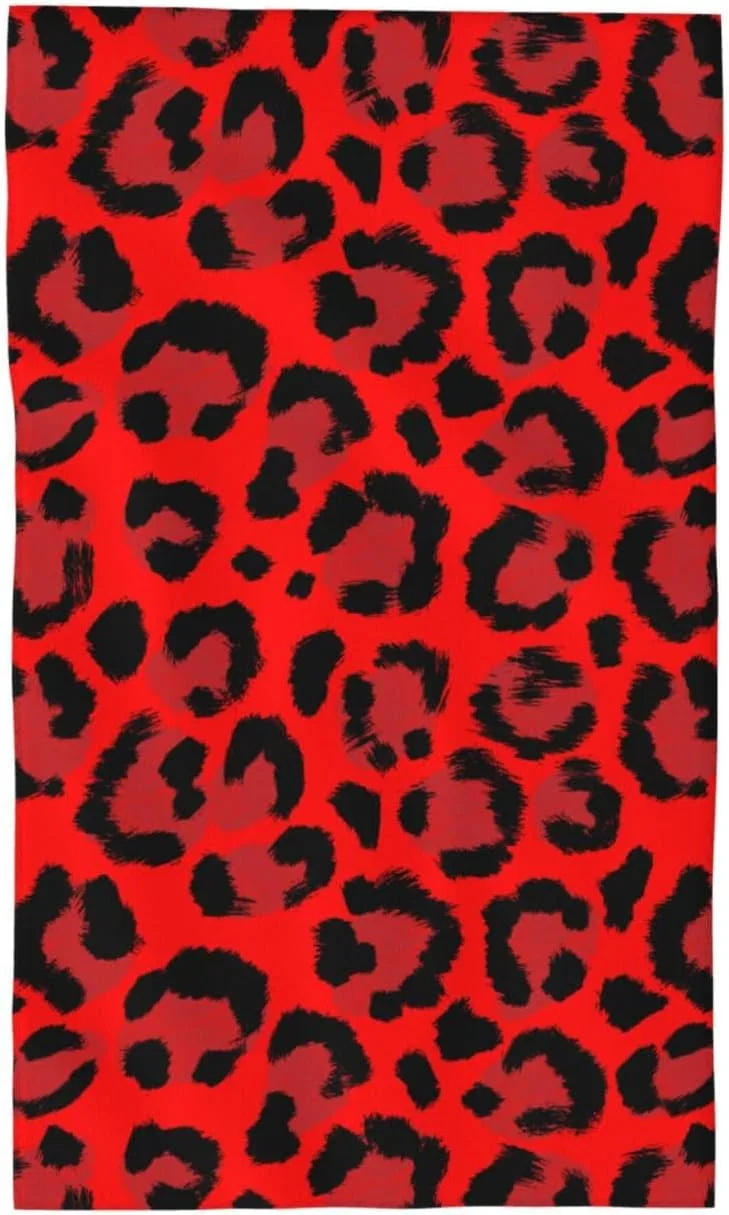 Махровая салфетка для лица Leopard, GVYGVY, 69x40 см