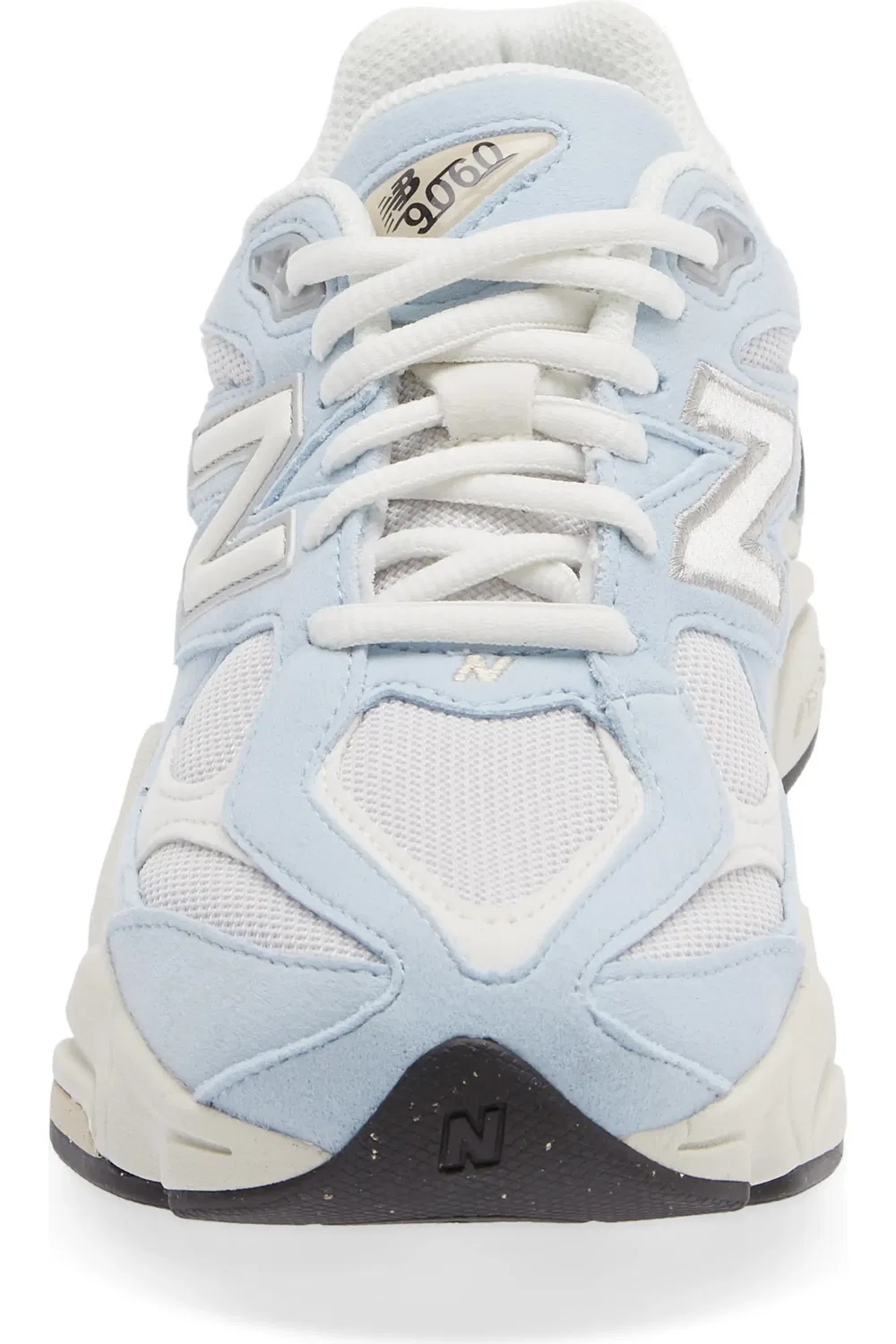 Детские кроссовки на толстой подошве 9060 New Balance, Oxford Blue/Grey Matter — фото 4
