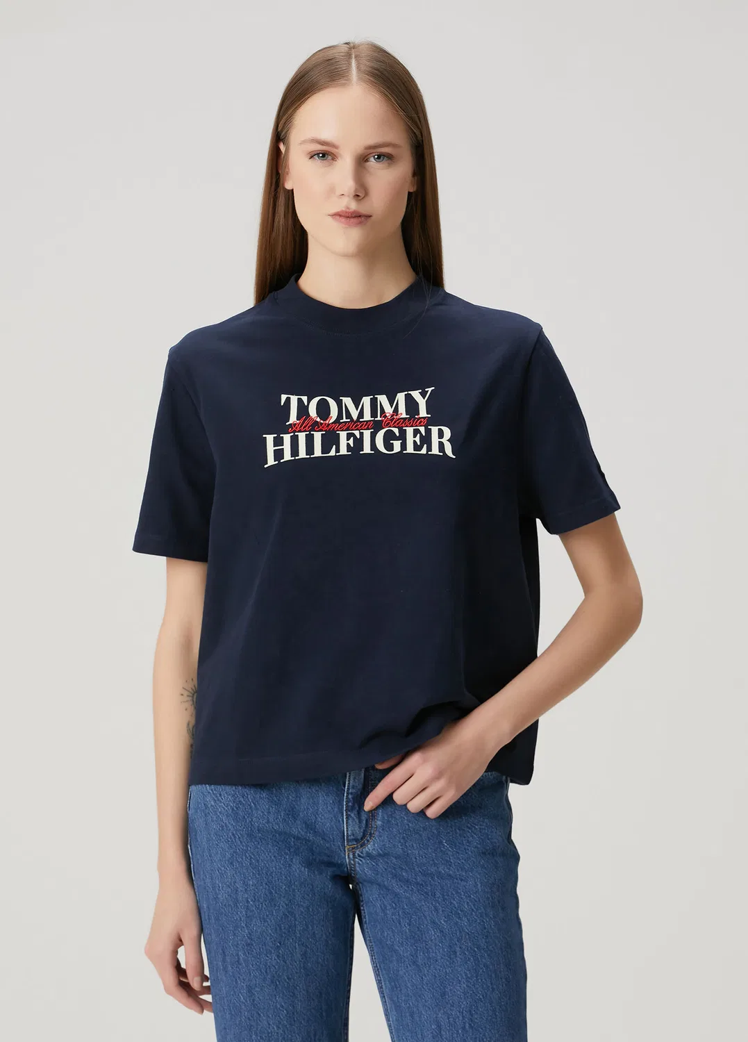Футболка Tommy Hilfiger, Mavi — фото 3