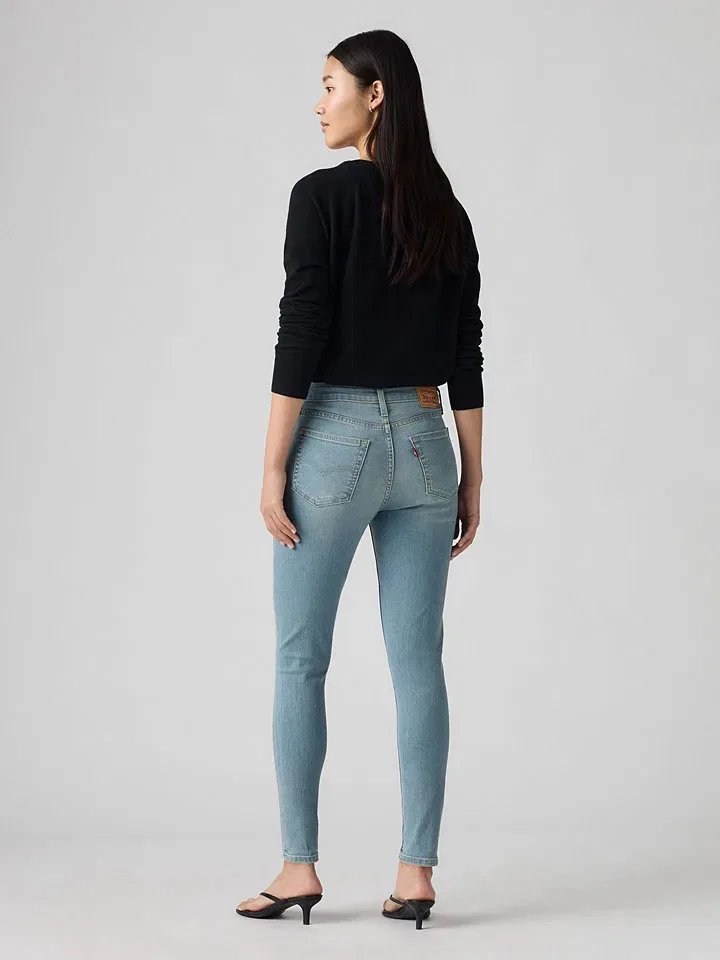 Женские джинсы скинни Levi's, Light Blue — фото 4