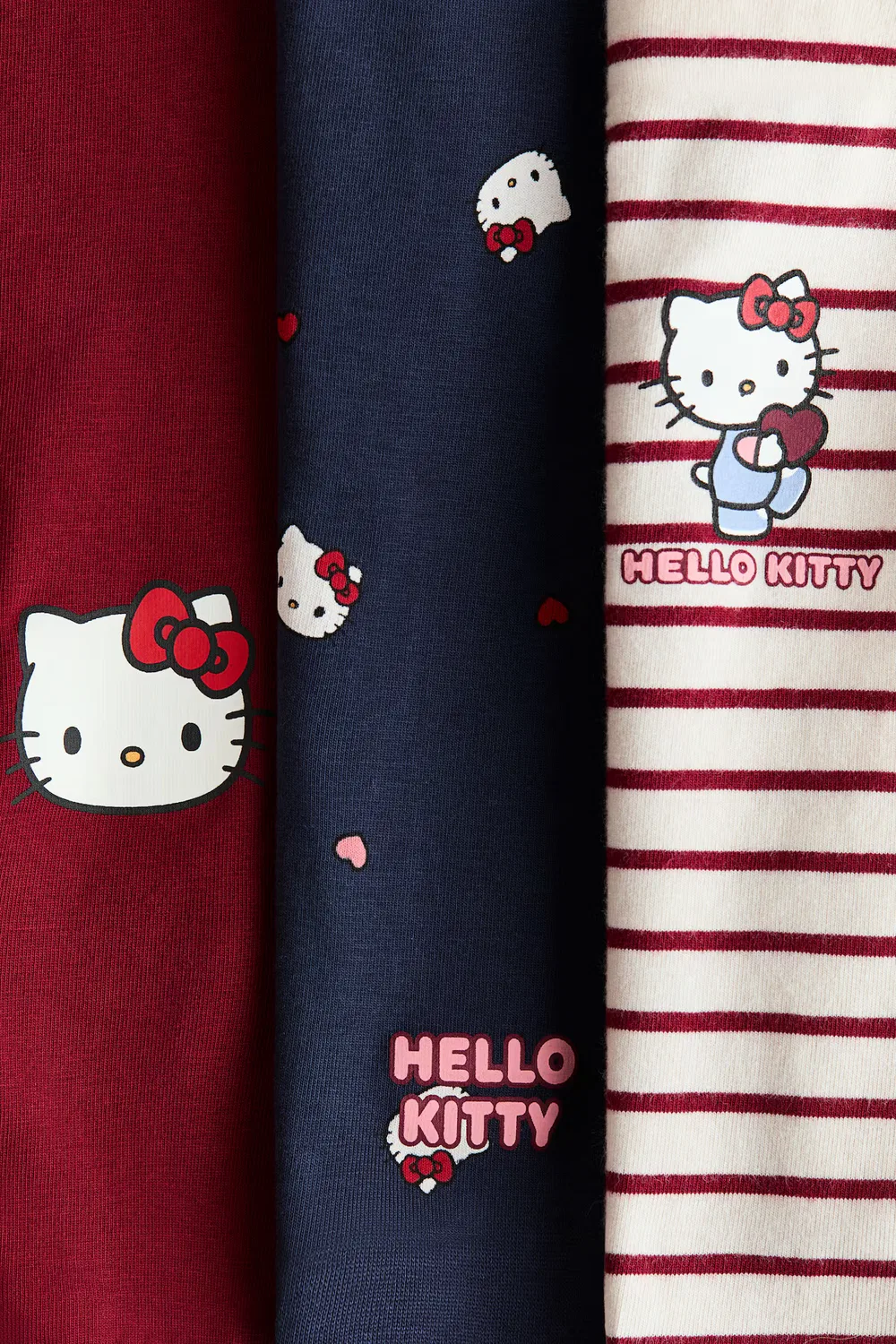 Комплект из 3 леггинсов с принтом H&M, Dunkelrot/Hello Kitty — фото 2