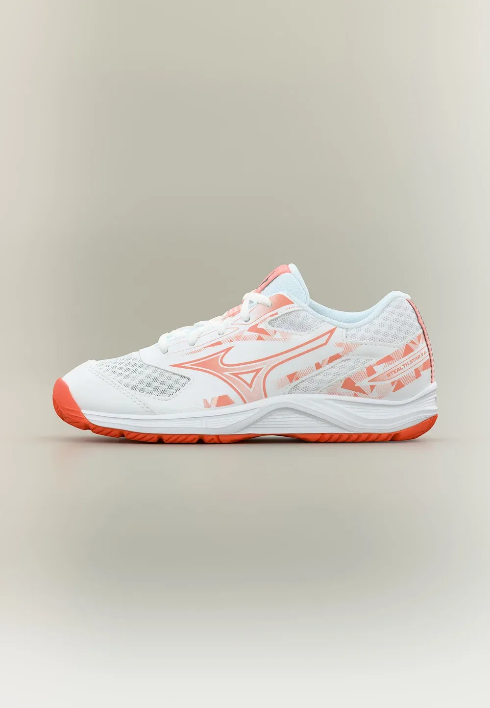 Кроссовки для гандбола Stealth Star 3 унисекс Mizuno, White/Desert Flower