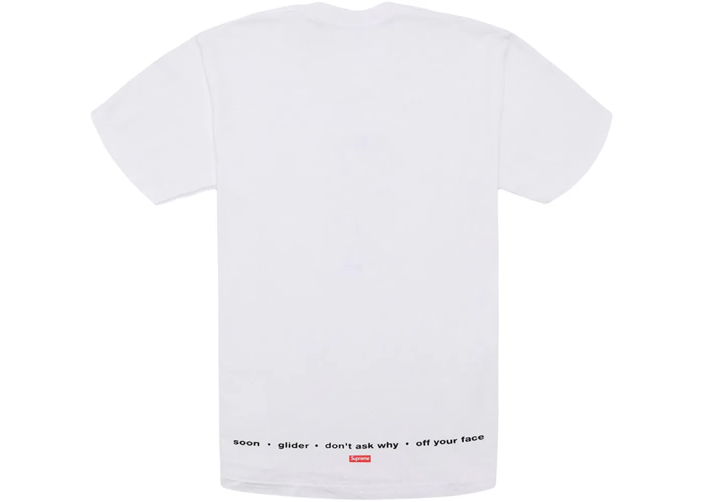 Мужская футболка с принтом Supreme My Bloody Valentine Glider Tee, White — фото 2