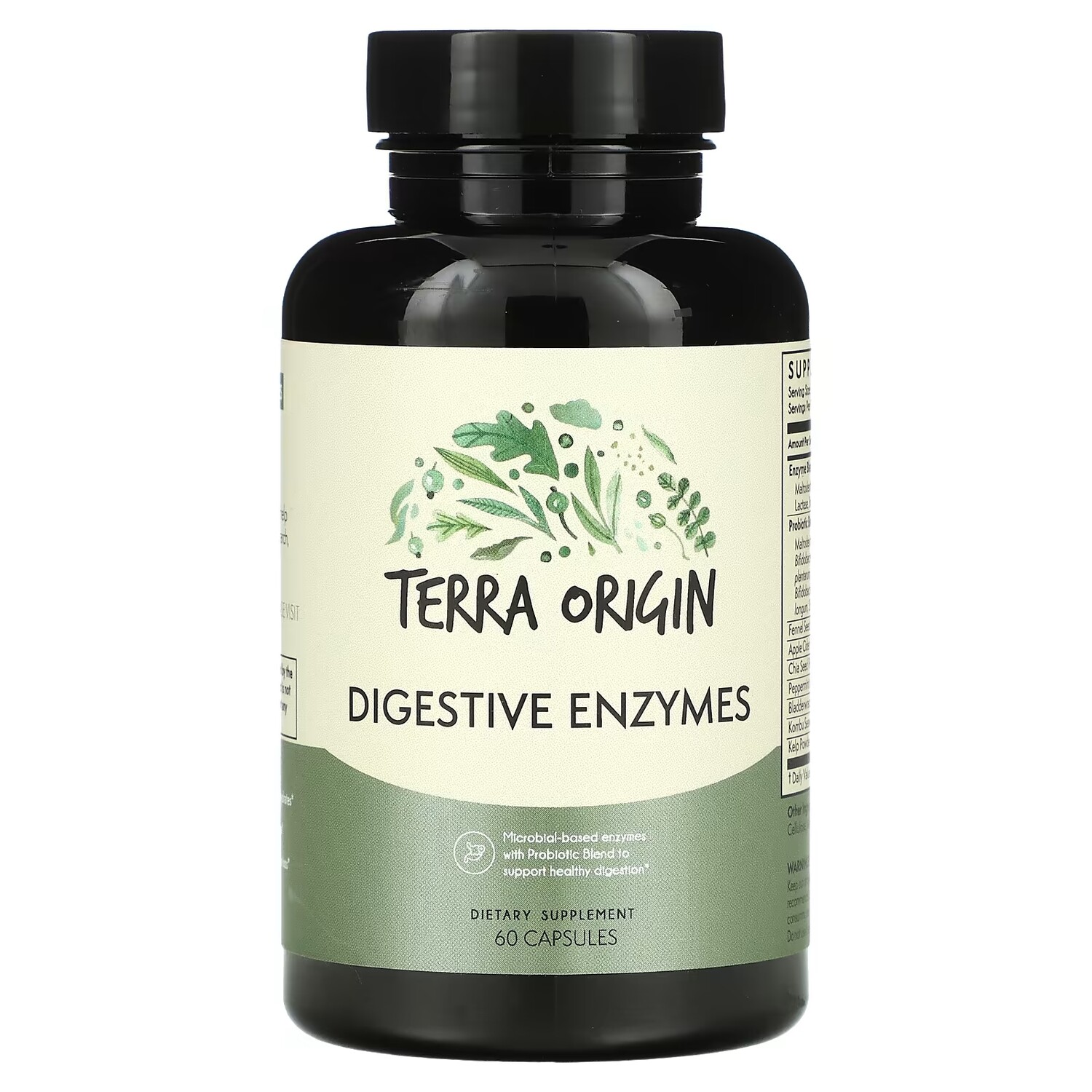 

Пищеварительные Ферменты Terra Origin, 60 капсул