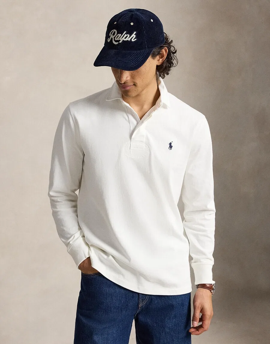 Футболка Polo Ralph Lauren цвета экрю — фото 2