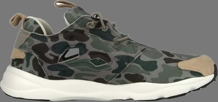 Кроссовки furylite camo Reebok, зеленый — фото 2