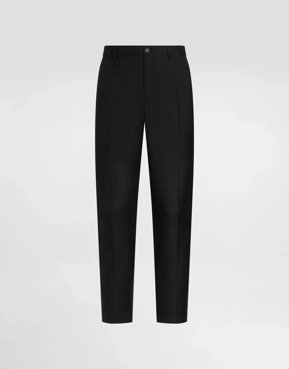 Брюки из натуральной шерсти Dolce & Gabbana, черный