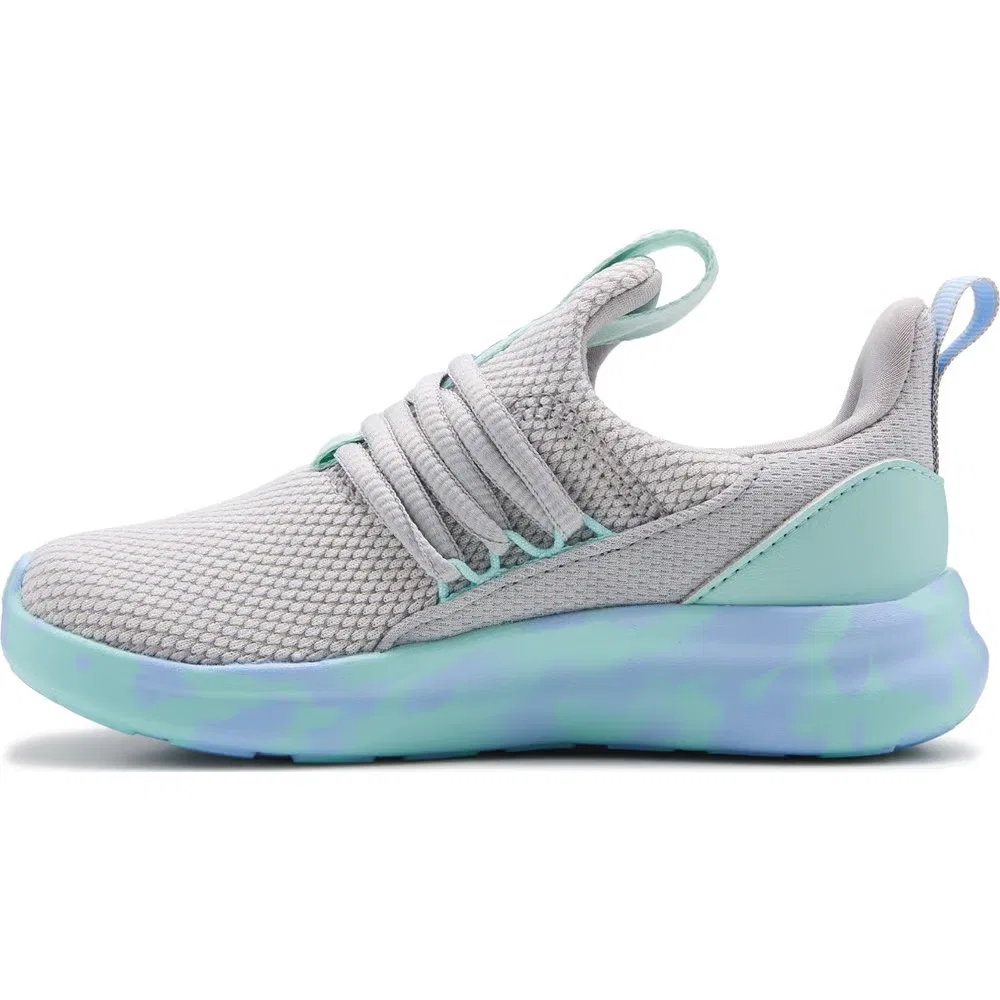 Детские слипоны Lite Racer Adapt 7.0 Adidas, Grey/Blue — фото 3