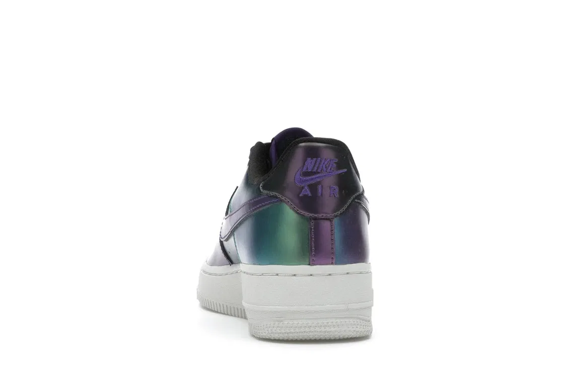 Детские кроссовки Lifestyle Nike Air Force 1 Low, Court Purple/Neptune Green-Black-Rush Pink — фото 4