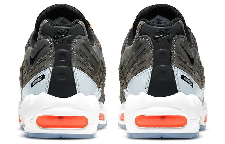 Кроссовки Nike Air Max 95 Kim Jones, черный/оранжевый — фото 4