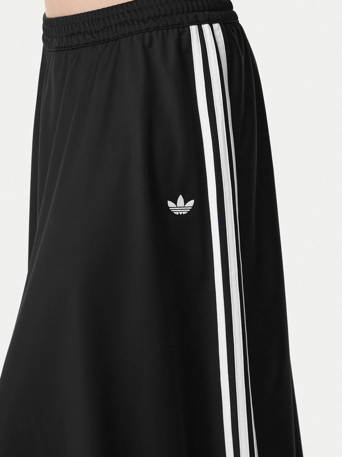Женская юбка миди стандартного кроя Firebird Skirt Adidas, черный — фото 4