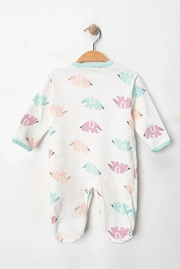 Детский комбинезон для девочек с принтом Enia Baby, Multicolor — фото 4