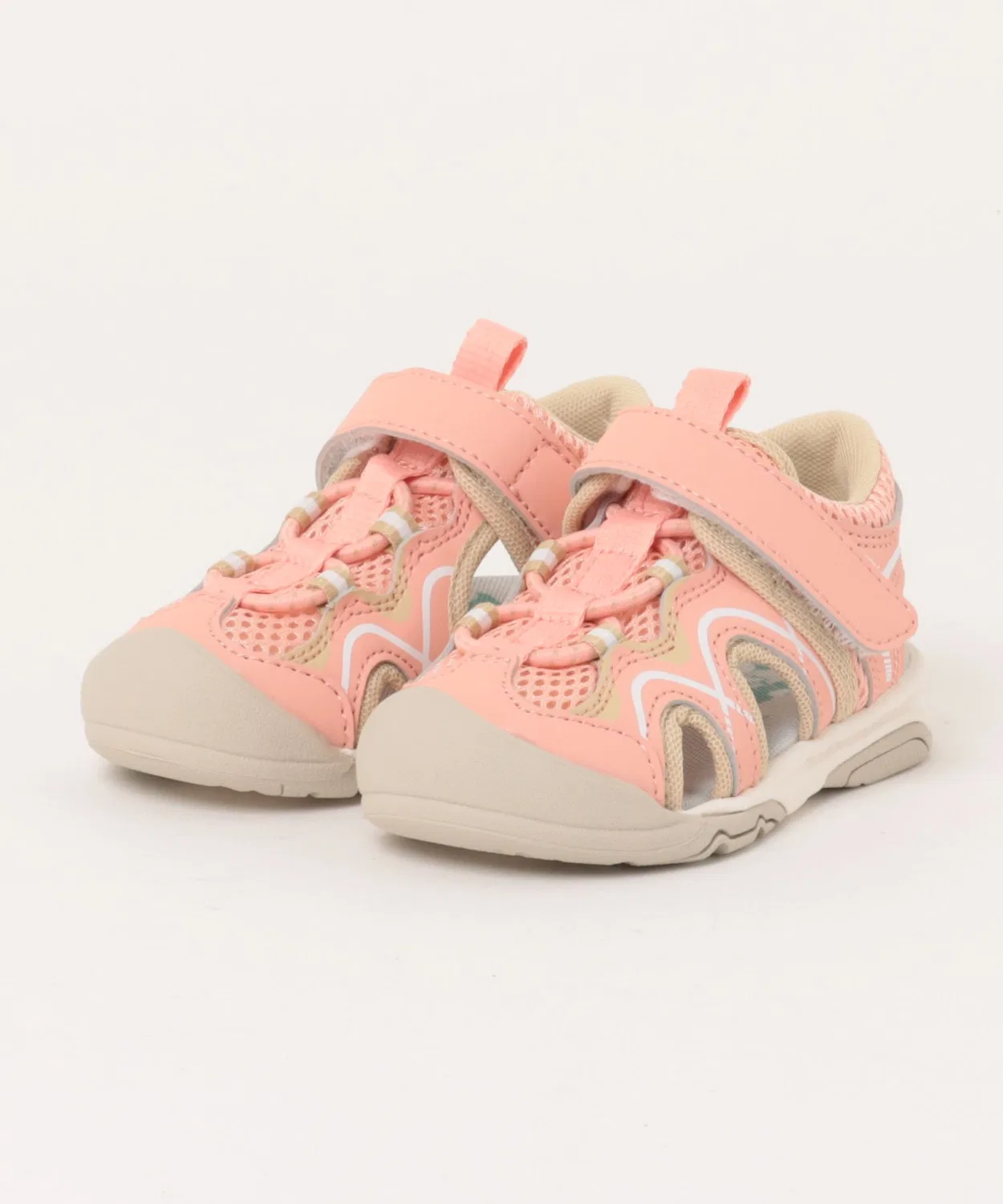Детские спортивные сандалии с ремешком без принта MoonStar MF S018C, Pink