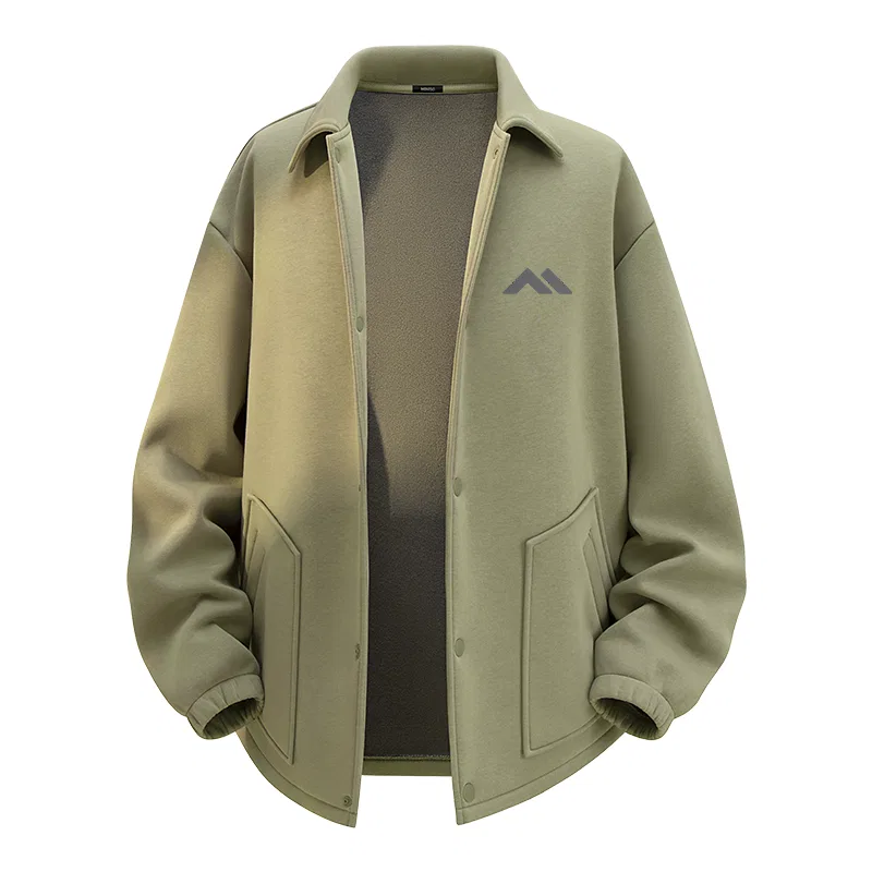 Детская куртка утепленная на флисе MINISO, Цвет: Gray Pea Green