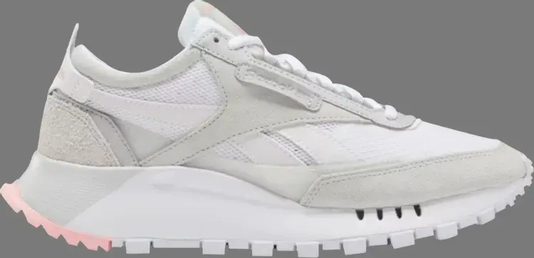 

Кроссовки wmns classic leather legacy 'white pure grey' Reebok, белый