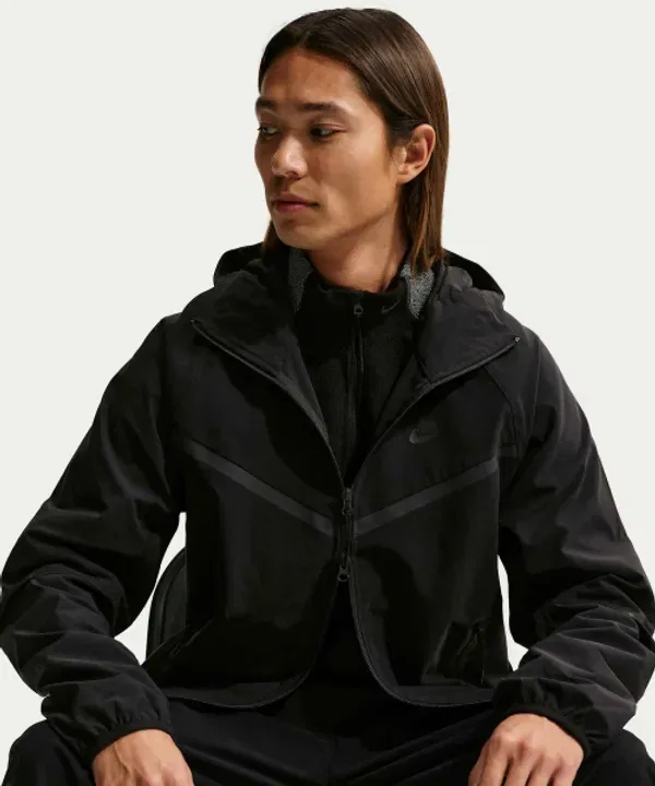 Ветровка Tech Dry Fit Woven Full Zip Windrunner Nike, черный — фото 3