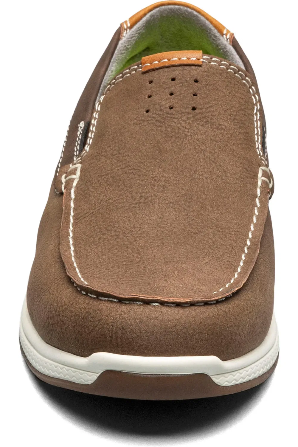 Детские туфли слипоны с перфорацией Crossover Florsheim, Mushroom — фото 4