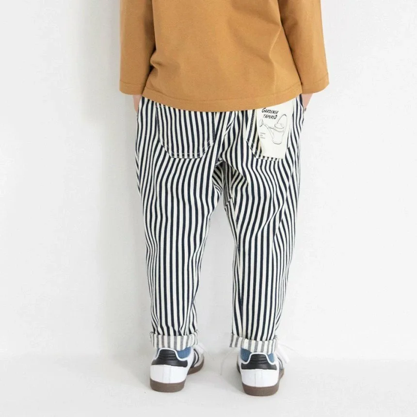 Зауженные брюки из саржи для садовника Branshes, Navy blue — фото 4