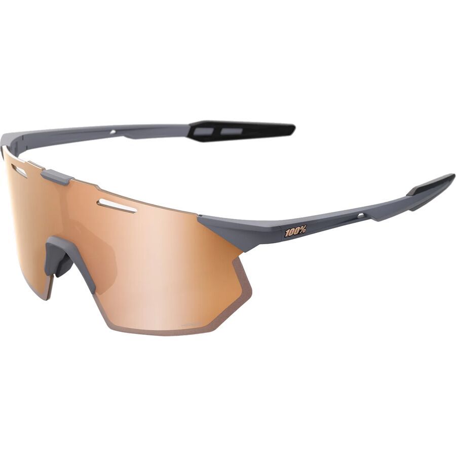 

Солнцезащитные очки 100% Hypercraft SQ 100%, Soft Tact Grey/HiPER Copper Mirror Lens