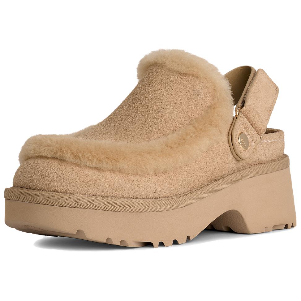 Сандалии с закрытым носком из ЭВА, женские, горчичное семя UGG, Mustard Seed