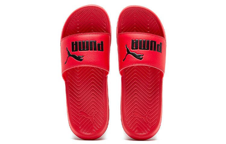 Шлепанцы мужские серии Popcat, красные/черные Puma — фото 3