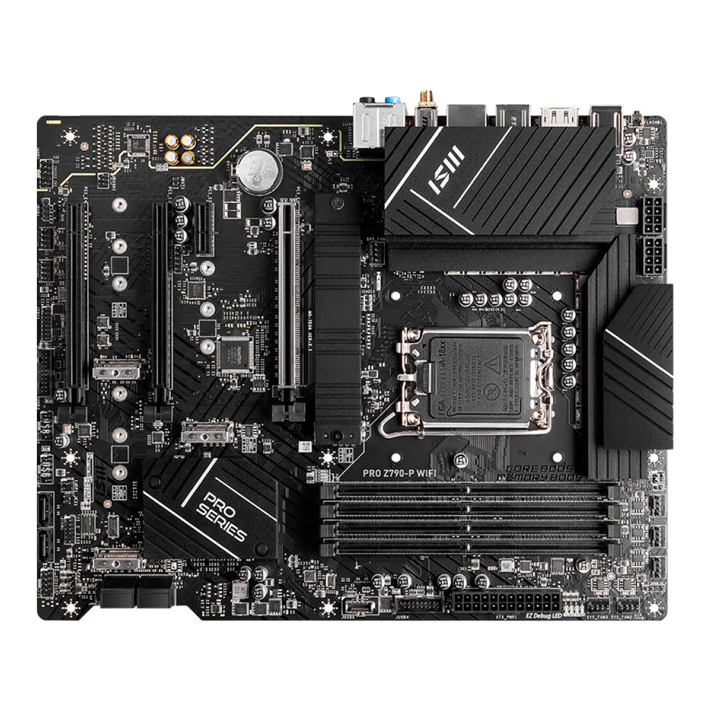 

Материнская плата MSI PRO Z790-P WIFI, LGA 1700, DDR5, Wi-Fi, 256 Гб, чёрный