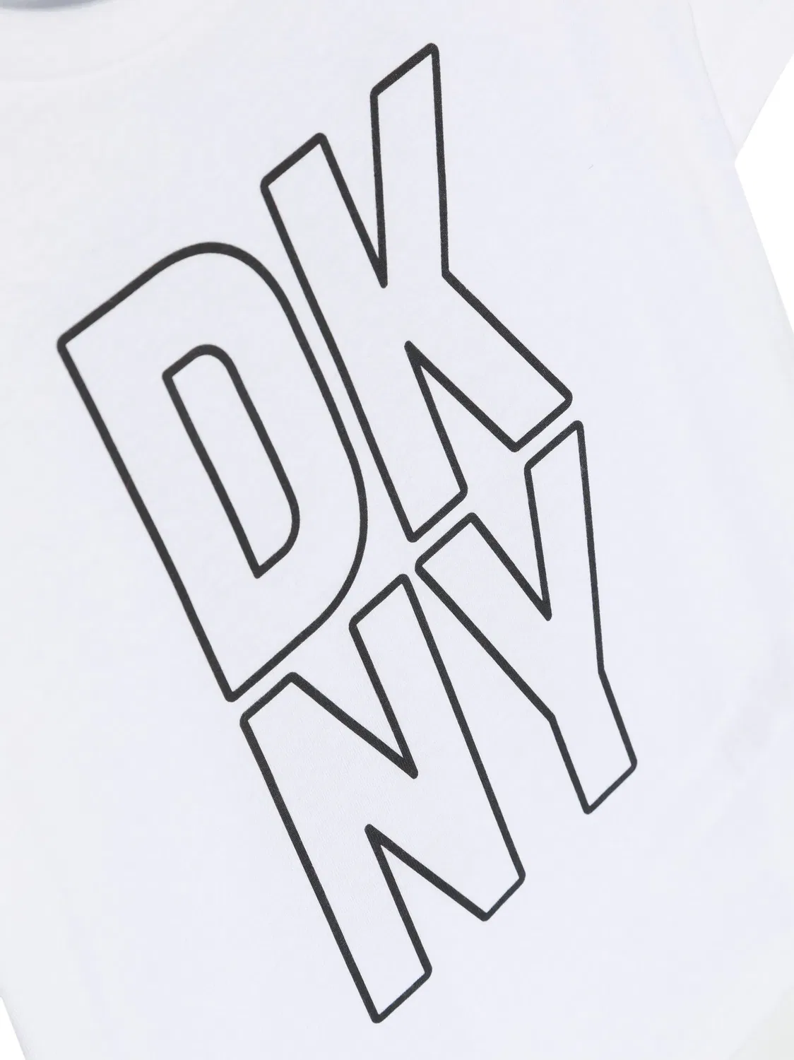 Футболка с логотипом из хлопка DKNY, белый — фото 2