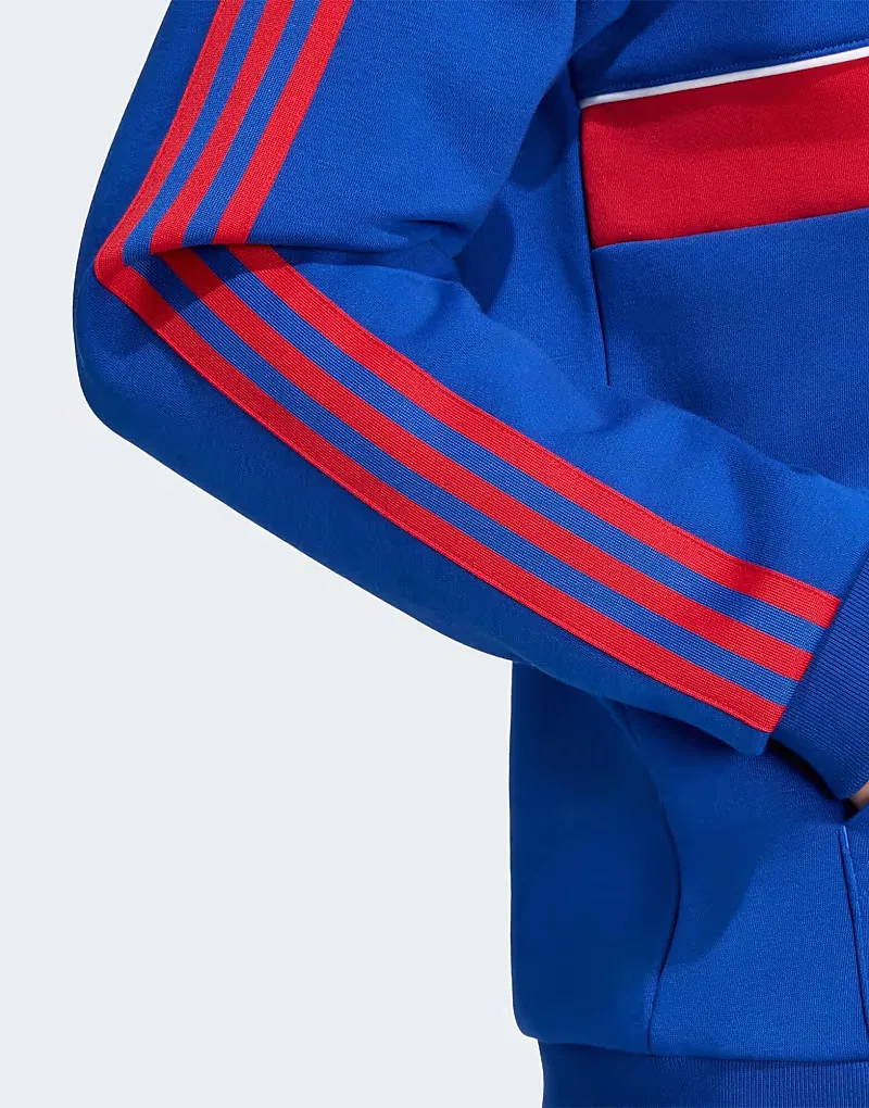 Худи Adidas Performance Manchester United Originals королевского, синий — фото 3