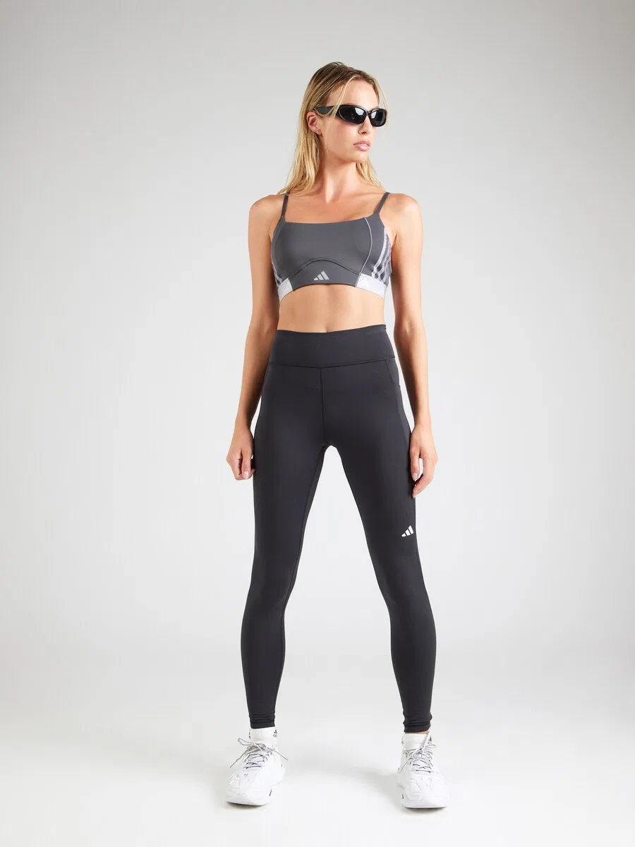 Спортивные брюки-скинни ADIDAS PERFORMANCE 'Own the Run' черного цвета — фото 4