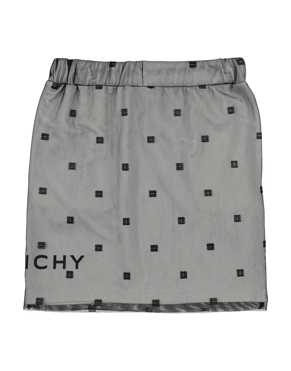 Детская юбка из фатина с логотипом Givenchy, черный — фото 2