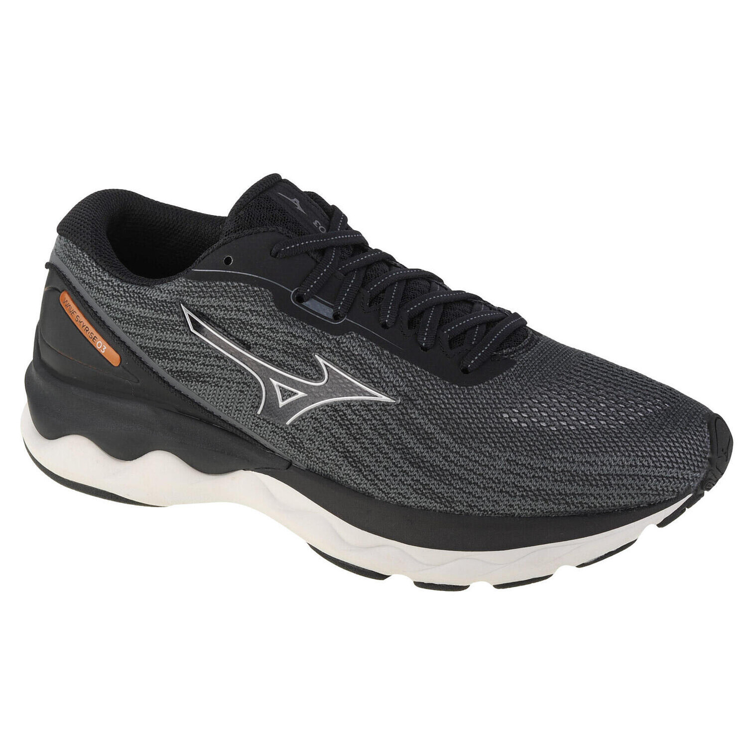

Mizuno Wave Skyrise 3, мужские, бег, кроссовки, серый, серый/черный/серебристый