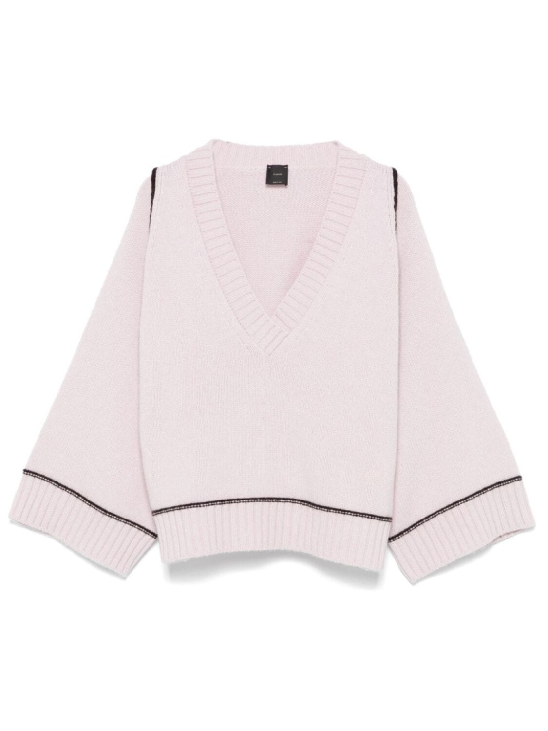 

PINKO свитер с отделкой кантом, розовый