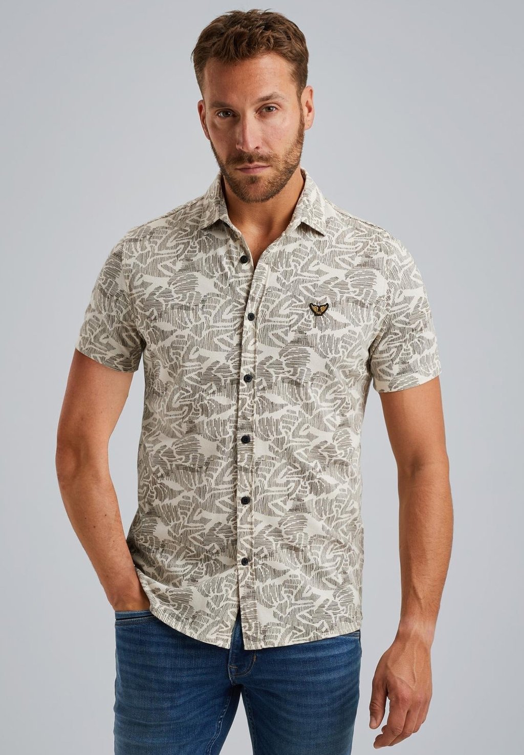

Рубашка SHORT SLEEVES PME Legend, бежевый