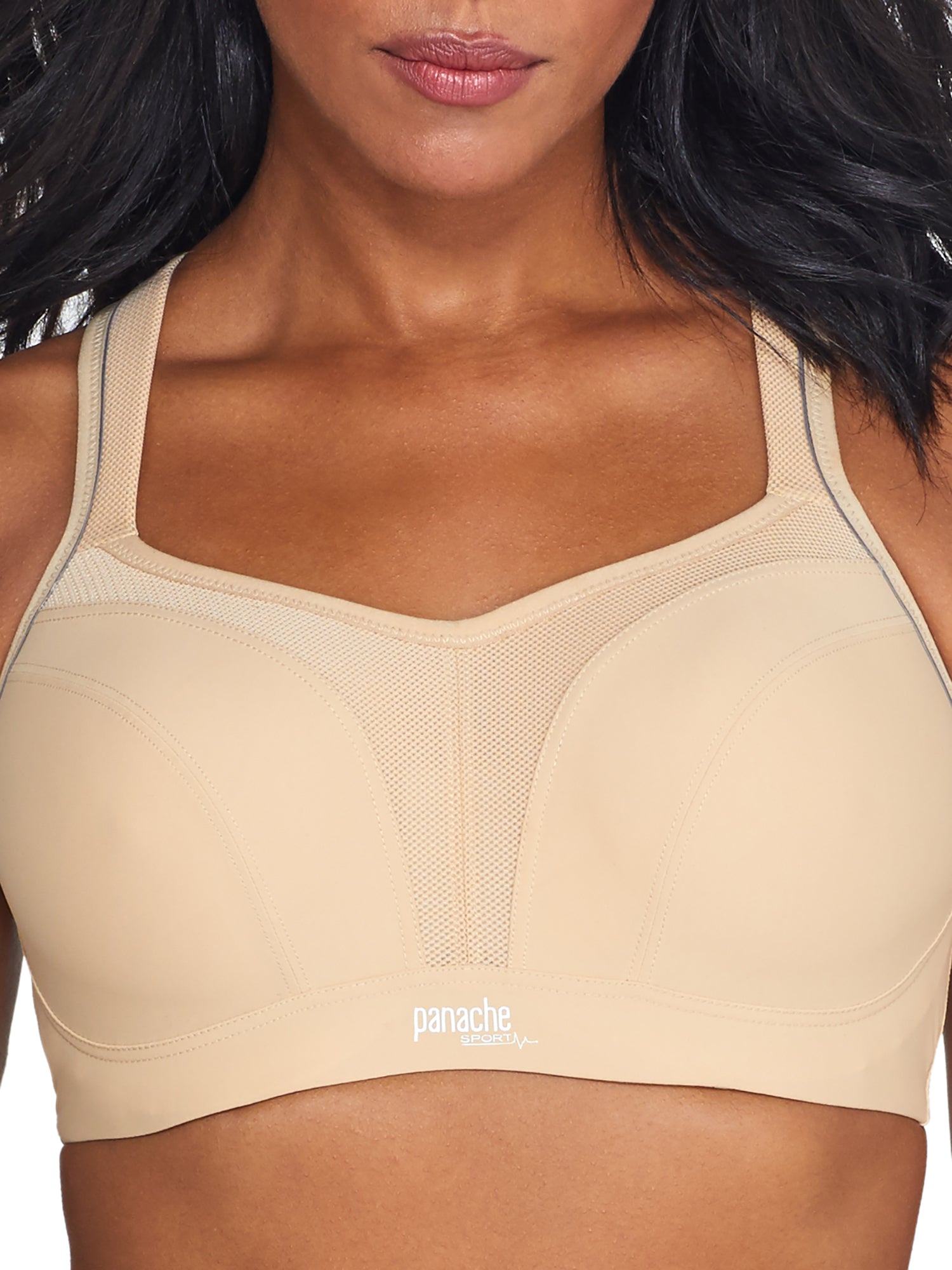 

Panache Женский спортивный бюстгальтер Ultimate High Impact на косточках, цвет latte