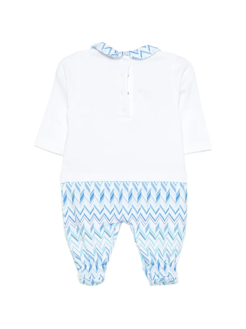 Пижама с зигзагообразным принтом Missoni Kids, белый — фото 2