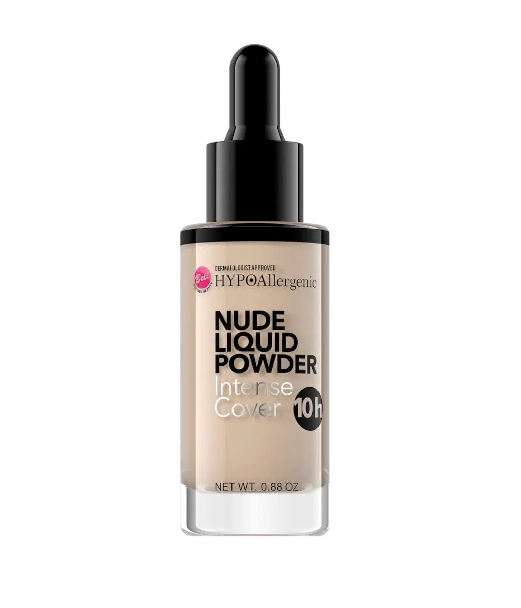 Гипоаллергенная жидкая пудра «Nude Liquid Powder Make-Up» от Bell Bell Defines Beauty, Natural