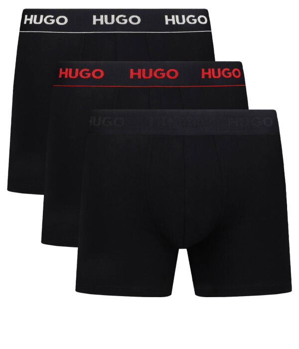 

Трусы мужские Hugo Bodywear хлопковые боксеры 3 шт, черный