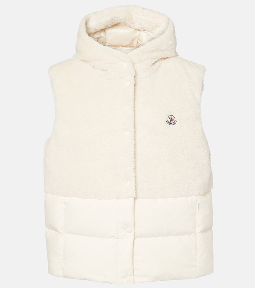 

Пуховик-жилет Floy тедди Moncler, Cream